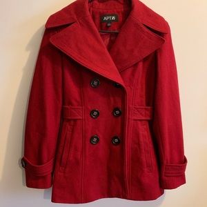 Apt. 9 Red Pea Coat